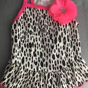 Black & white pet dress